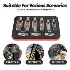 10-22mm Oxygen Sensor Tool Kit: 9Pcs Socket Wrench for Sensor Removal&Install