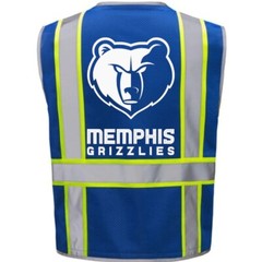 🦺🏀🚧MEMPHIS GRIZZLIES SAFETY VEST PPE W/REFLECTIVE LOGO SIZE M/L/XL/2-4XL