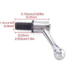 2* Milling Machine Handle Table Lock Vertical For CNC Mill Bolt Handle M12