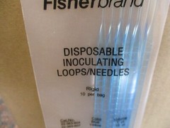 CASE OF 960 Fisher Brand 22-363-604, Inoculating Loops/Needles 96 PACKS OF 10