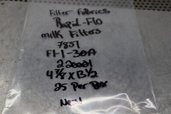 Filter Fabrics RAPID-FLO Milk Filters Code 7851 4-7/8×13-1/2 In-A-Line Tube (25)