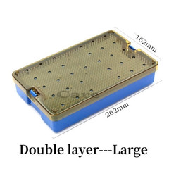 Dental Medical Autoclave Sterilization Tray Surgical Instrument Disinfection Box