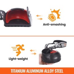 1Pair Safety Overshoes Steel Toe Caps Titanium Aluminum Alloy Toe Shoe Covers