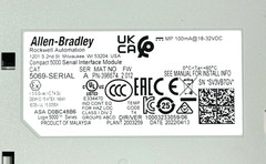 2022 Allen-Bradley 5069-SERIAL MFG 2-Channel RS-232 RS-422 RS-485 Serial Module