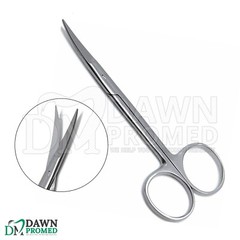 Iris Scissors 3.5″ Curved Jaws Dental Veterinary Surgical Instruments German Gr