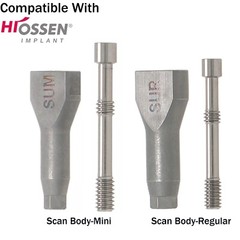 Dental CAD/CAM Implant Scan Body Fits Hiossen Osstem Nobel Active Straumann ITI