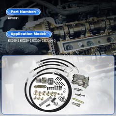 Conversion Kit For Hitachi EX100/120/200/220-2/3 Excavator English Installation