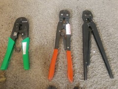 NICE LOT of 6 AMP ETC rht Crimp Crimpers Splice Hand Tool Ratchet type F 8P 6P