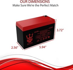 UPG 12V 8Ah F2 SLA Battery Replacement for APC Back-UPS 450 By Neptune