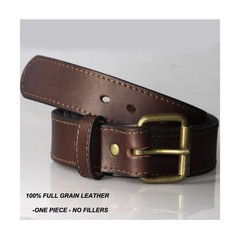 Concealed Carry CCW Leather Gun Belt 1 1/2 inch 100% Full Grain Thick Leather…