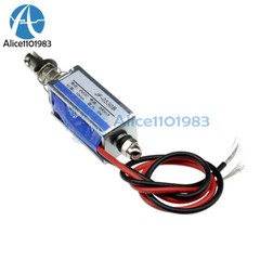 DC6V 300mA 5N/10mm JF-0530B Pull-Push-Type DC Solenoid Electromagnet