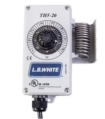 LB White 500-30125 Single Stage Thermostat, Nema 4X, With 25 Ft. Cord And 15 Amp