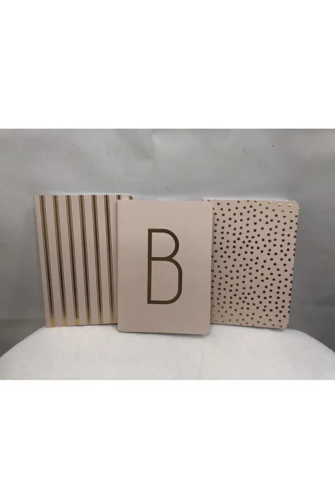 Recollections Journals Monogram -B 3 PC 5×7″ 12.7cm x 17.7 cm Pink