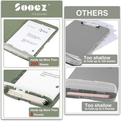 Contemporary Storage Clipboard with Pen Holder – Perfect for School & Office