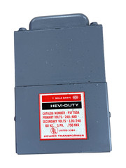 HEVI-DUTY CAT NO. P1F750A – .750 kVa Transformer – ($70 OBO)