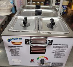 SABRETT HOT DOG TABLE TOP CART NEW FROM AUTH. DEALER NEW YORK