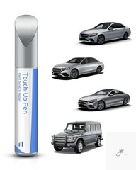 744/9744 Brilliant Silver Metallic Touch Up Paint Compatible with Mercedes-Benz
