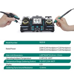 YIHUA 982D-III Precision Soldering Station and Tweezers For Microscope Soldering