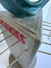Croakies Rotating Vintage Hanging Store Display Happy Earth Head In Clouds World