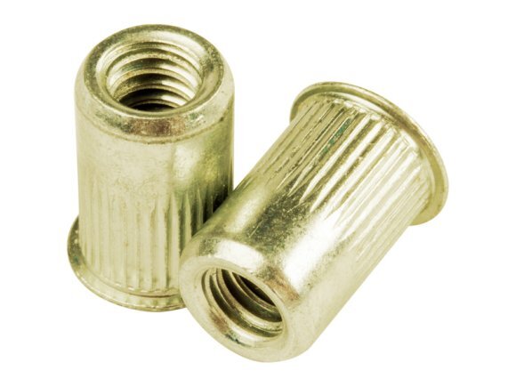 Rivet Nut Knurled CAL 5/16-24 x 150 Low Carbon Steel Y3 (50 Pieces)