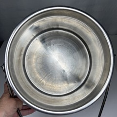 Vintage DeLaval 5 Gallon Stainless Milking Machine Can Pail Bucket