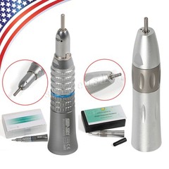 SKYSEA Dental Low Speed Straight Handpiece 1:1 Nose Cone/Fiber Optic For KAV