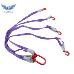 5ft 6610lbs Chain Sling for Lifting with G80 Alloy Steel Four Legs Grab Hook