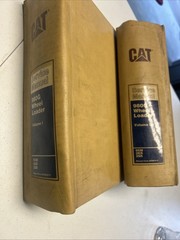 CAT 980G Wheel Loader Service Manual Volume I & II – 2 Books, Very Nice!