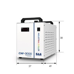S&A Genuine CW-3000TK 220V Water Chiller 1.5 KW CNC Spindles Welding Equipmen