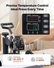 VEVOR Heat Press Machine 12 x 15 in Sublimation Press Machine for T-Shirts Bags