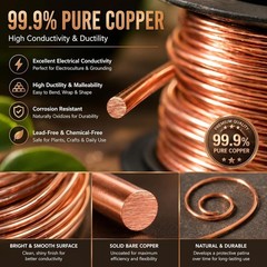 Corrosion Resistant Copper Wire – 30ft 10 Gauge