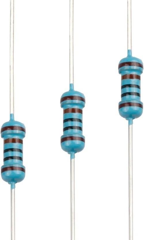 100pcs 1K ohm 1/4 Watt 0.25W 1 Tolerance Metal Film Fixed Resistor
