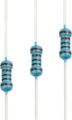 100pcs 1K ohm 1/4 Watt 0.25W 1 Tolerance Metal Film Fixed Resistor