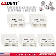 50X AZDENT Dental Orthodontic Metal Brackets Braces Mini Roth.022 Hooks 3 4 5