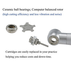 10pcs/pk KAVO style Dental High Speed Handpiece Air Turbine Push Button BEING