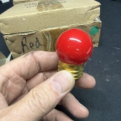 7.5W 130V S11 Red Sign Bulb E26 Base 7195RBX