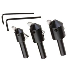Set of 3 PCS Fly Cutter for Metal Facing On Milling Lathe HSS Bit tools