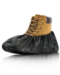 Disposable Heavy Duty Shoe Covers, XL Waterproof Booties, Non-Slip, 100 Pack for