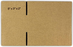 200 Eco-Friendly 5x3x2 Corrugated Cardboard Shipping Boxes for Moving