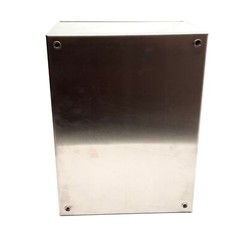 Rittal WM161208N4 Stainless Steel Enclosure, Wall Mount, 16x12x8in, IP66