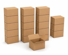Medium Moving Boxes 18L x 14W x 12H 20-Pack – Corrugated Cardboard Box for Sh…