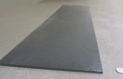 Black ABS Sheet 1/4″ (.236″) X 12″ X 36″ Haircell Textured One Side