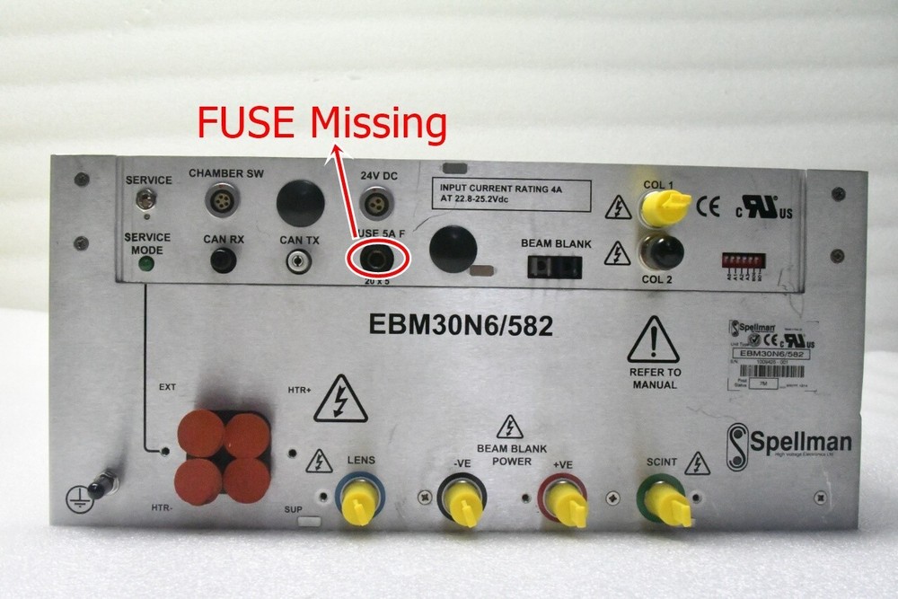 Spellman EBM30N6/582 High Voltage Power Supply