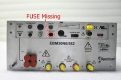 Spellman EBM30N6/582 High Voltage Power Supply
