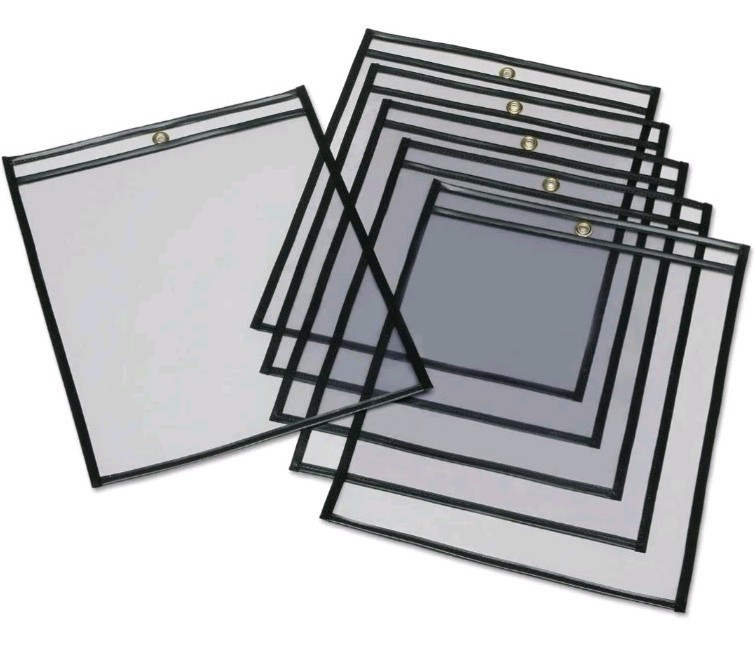 AbilityOne Clear Sheet Protectors, 10 x 13 Pack Of 25 FF9805-25