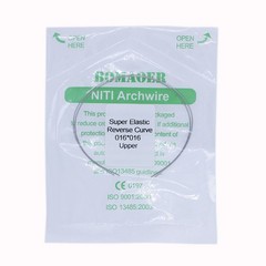 20×Dental Orthodontic Niti Rectangular Arch Wires Reverse Curve 16×16 Upper