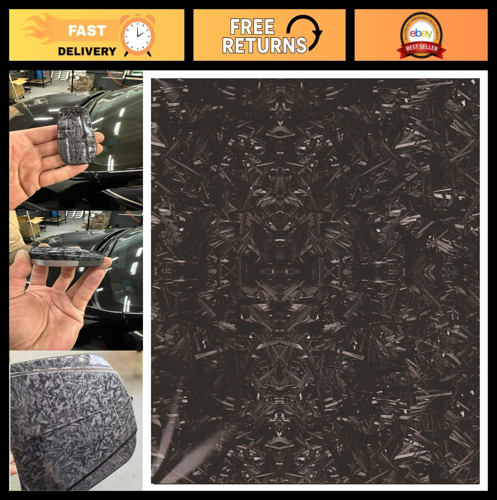 Water Transfer Printing Film – Hydrographics Hydro Dipping – Forged Carbon Fiber
