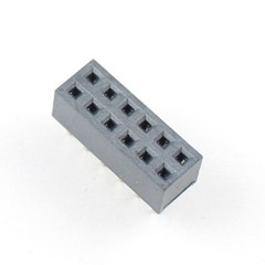 5Pcs 2mm 2.0mm Pitch 2×6 Pin 12 Pin Female Dual Straight Header Strip H=4.3mm