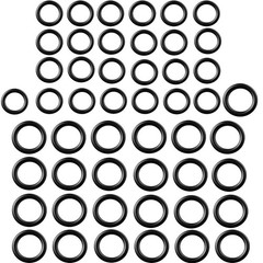 Tatuo 50 Pieces Power Pressure Washer O-Rings Replacement 50 Pieces, Black