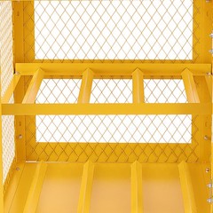 VEVOR Horizontal Cylinder Storage Cabinet 4x33lb Capacity Propane Storage Cage